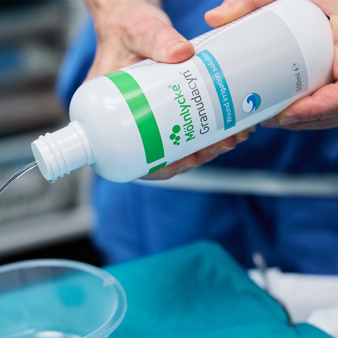 Solução para limpeza do leito da ferida Granudacyn 500ml - Imagem 6